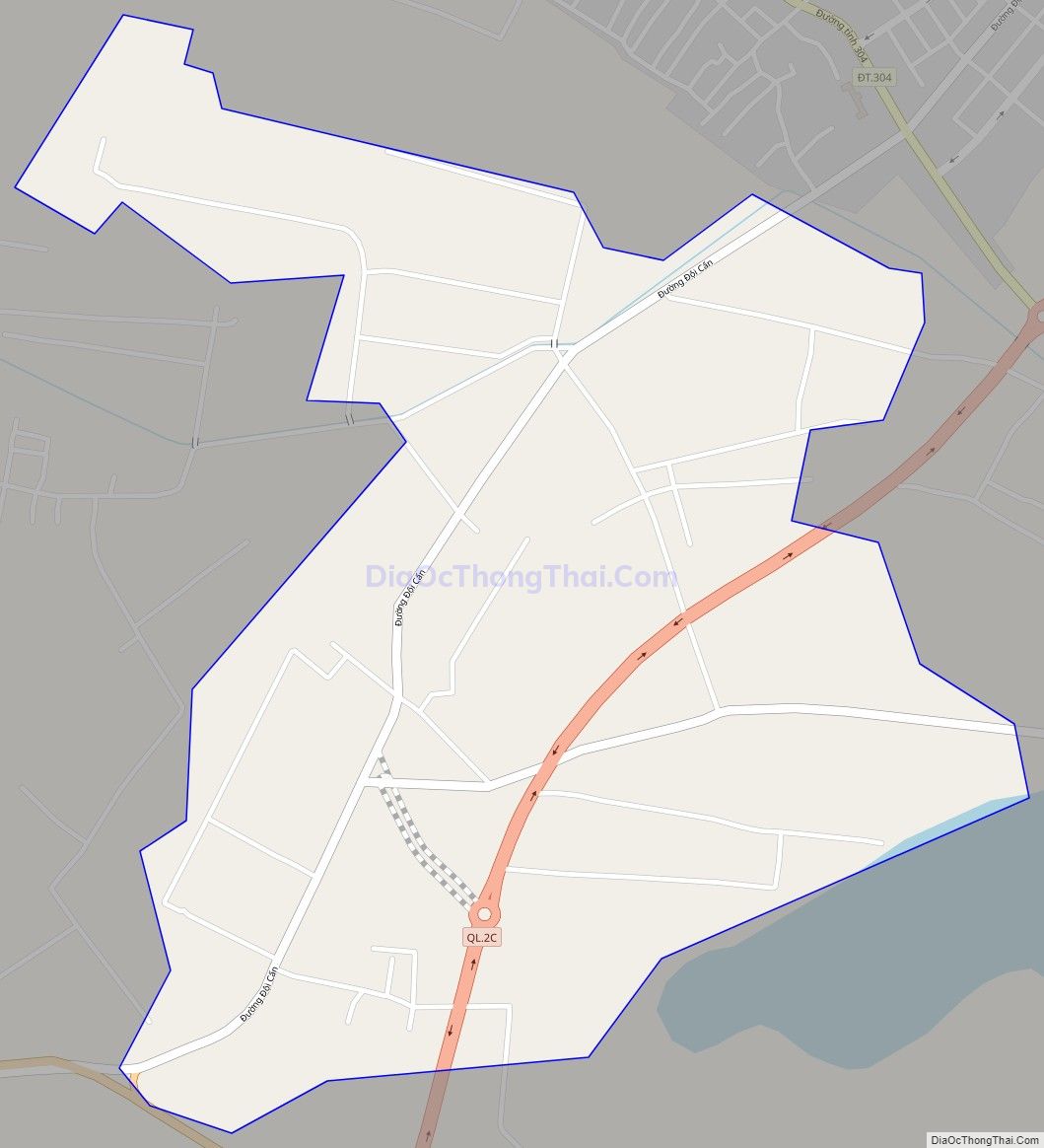 Bản đồ giao thông xã Tam Phúc, huyện Vĩnh Tường