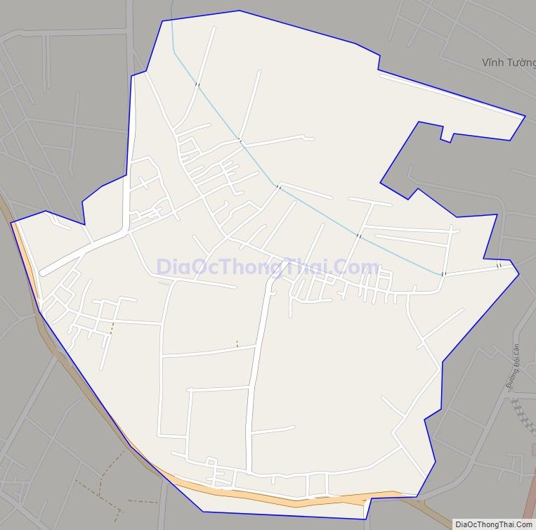 Bản đồ giao thông xã Tuân Chính, huyện Vĩnh Tường