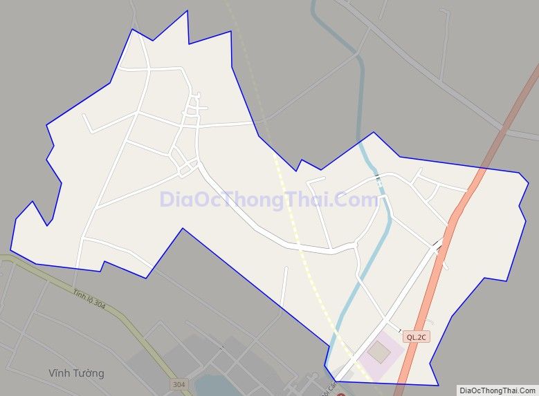 Bản đồ giao thông xã Vũ Di, huyện Vĩnh Tường