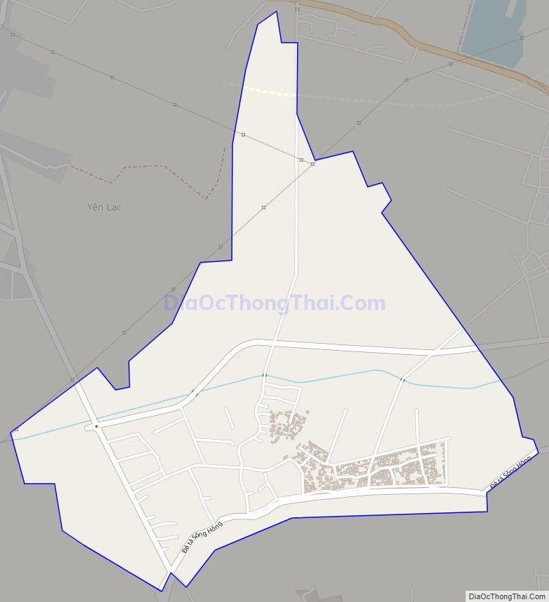 Bản đồ giao thông xã Yên Phương, huyện Yên Lạc