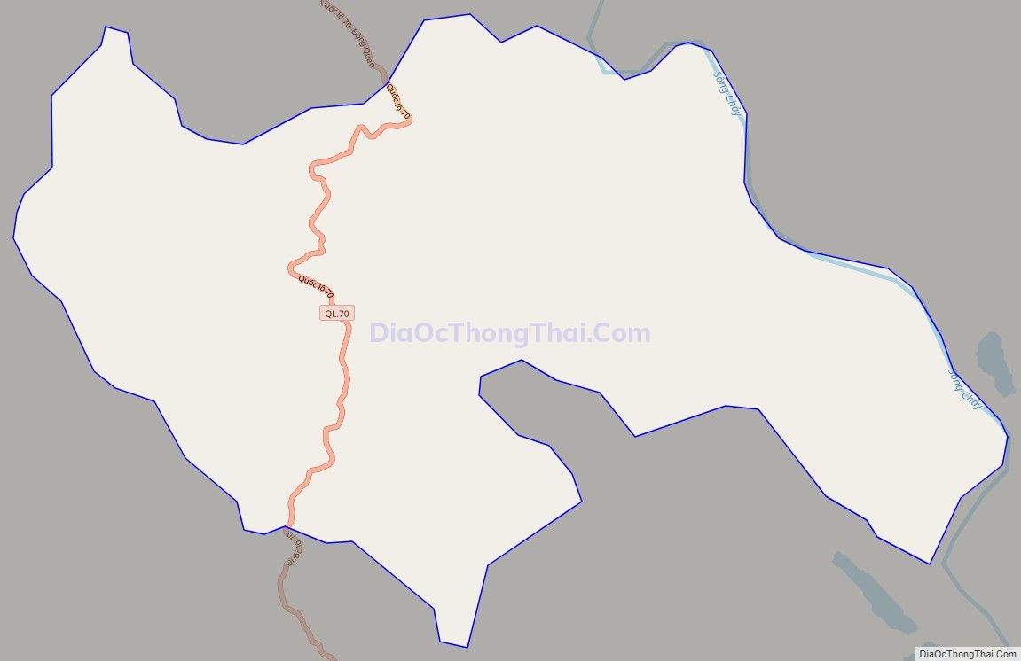 Bản đồ giao thông xã Động Quan, huyện Lục Yên