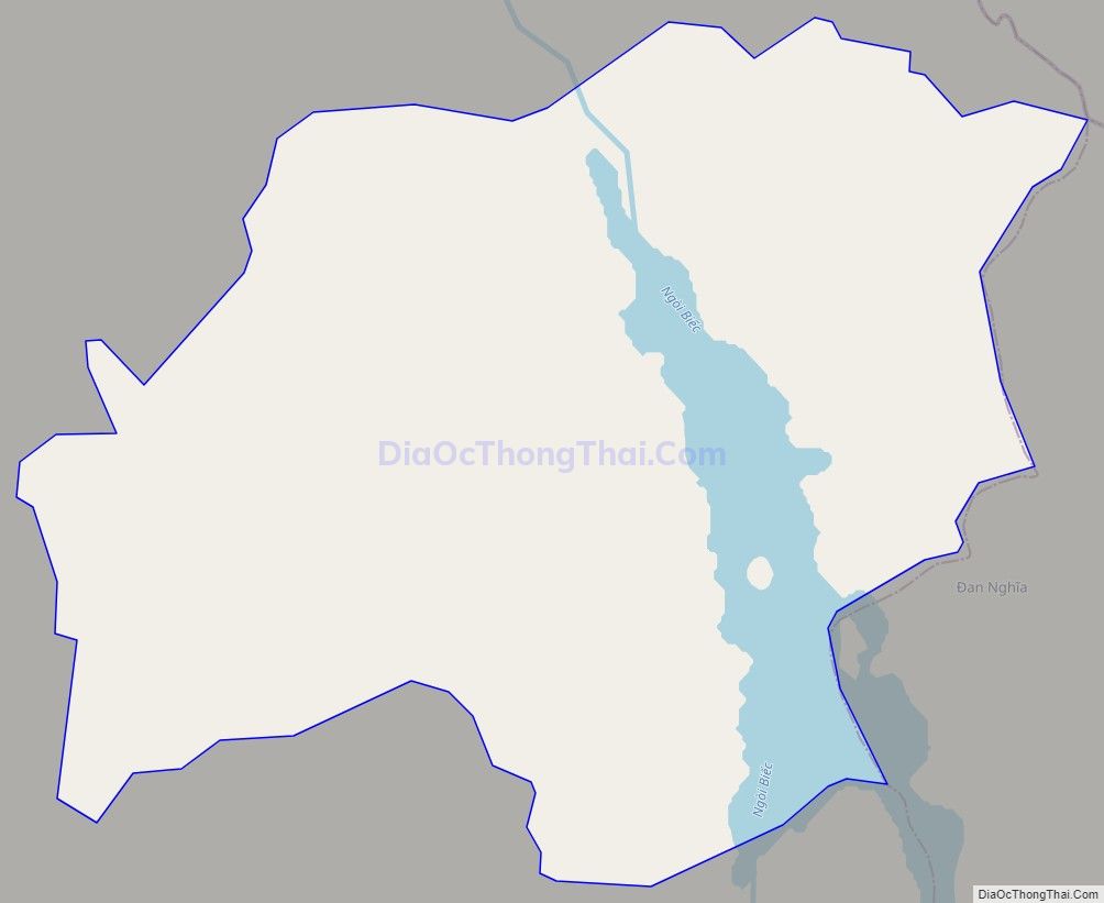 Bản đồ giao thông xã Minh Tiến, huyện Lục Yên