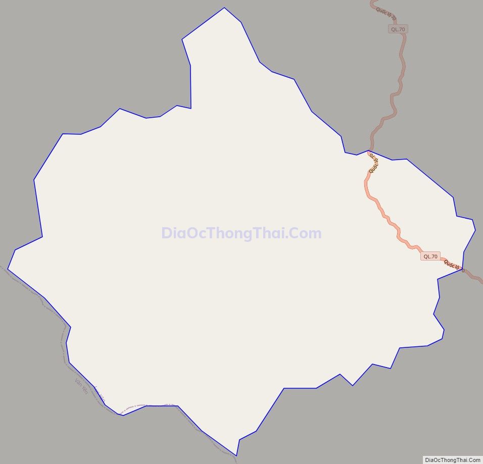Bản đồ giao thông xã Trúc Lâu, huyện Lục Yên