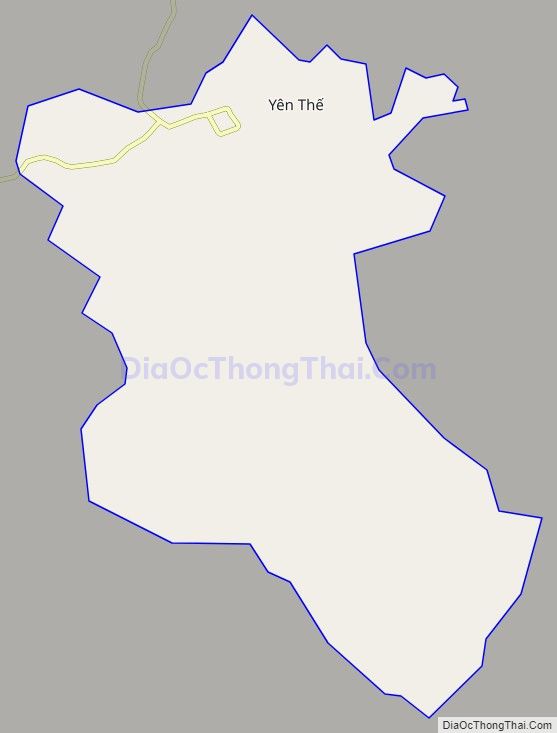 Bản đồ giao thông Thị trấn Yên Thế, huyện Lục Yên