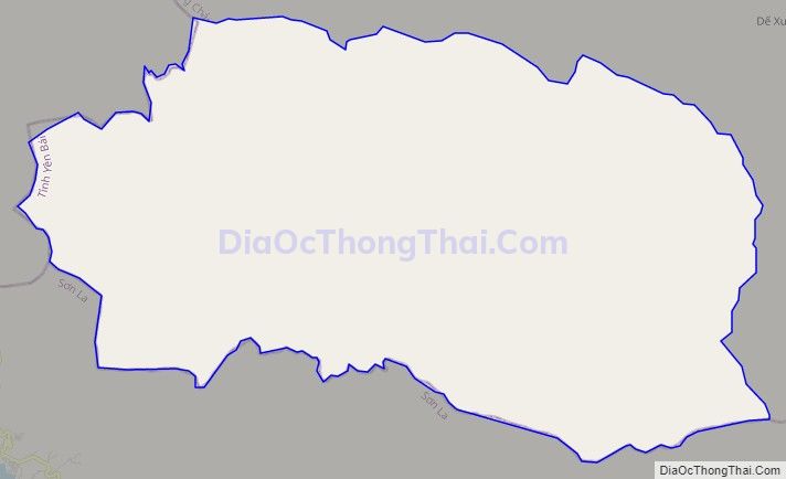 Bản đồ giao thông xã Chế Tạo, huyện Mù Cang Chải