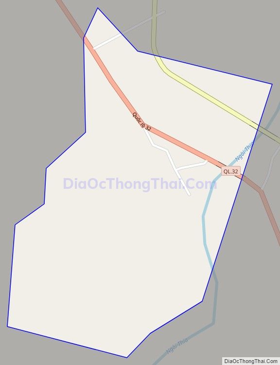 Bản đồ giao thông phường Cầu Thia, thị xã Nghĩa Lộ