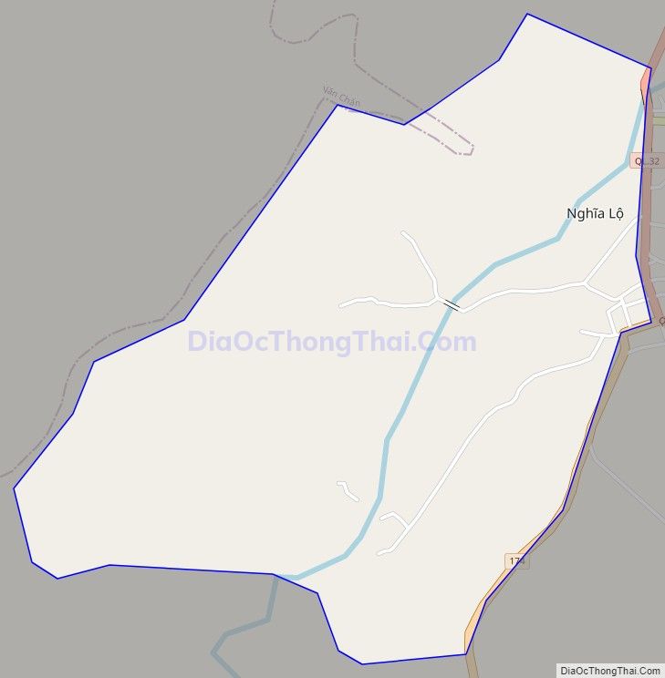 Bản đồ giao thông phường Pú Trạng, thị xã Nghĩa Lộ