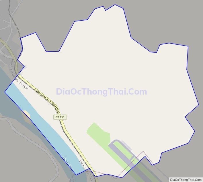 Bản đồ giao thông xã Nga Quán, huyện Trấn Yên