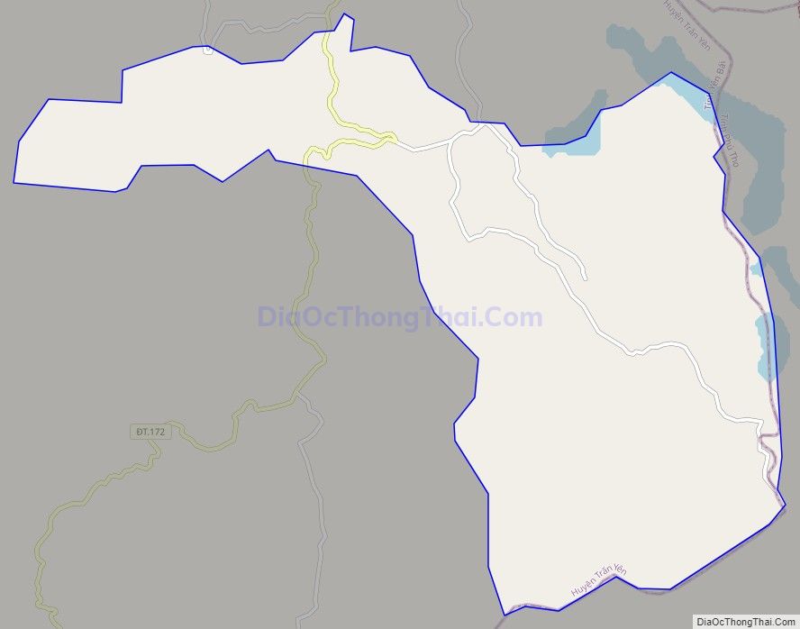 Bản đồ giao thông xã Vân Hội, huyện Trấn Yên