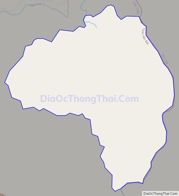 Bản đồ giao thông xã Bình Thuận, huyện Văn Chấn