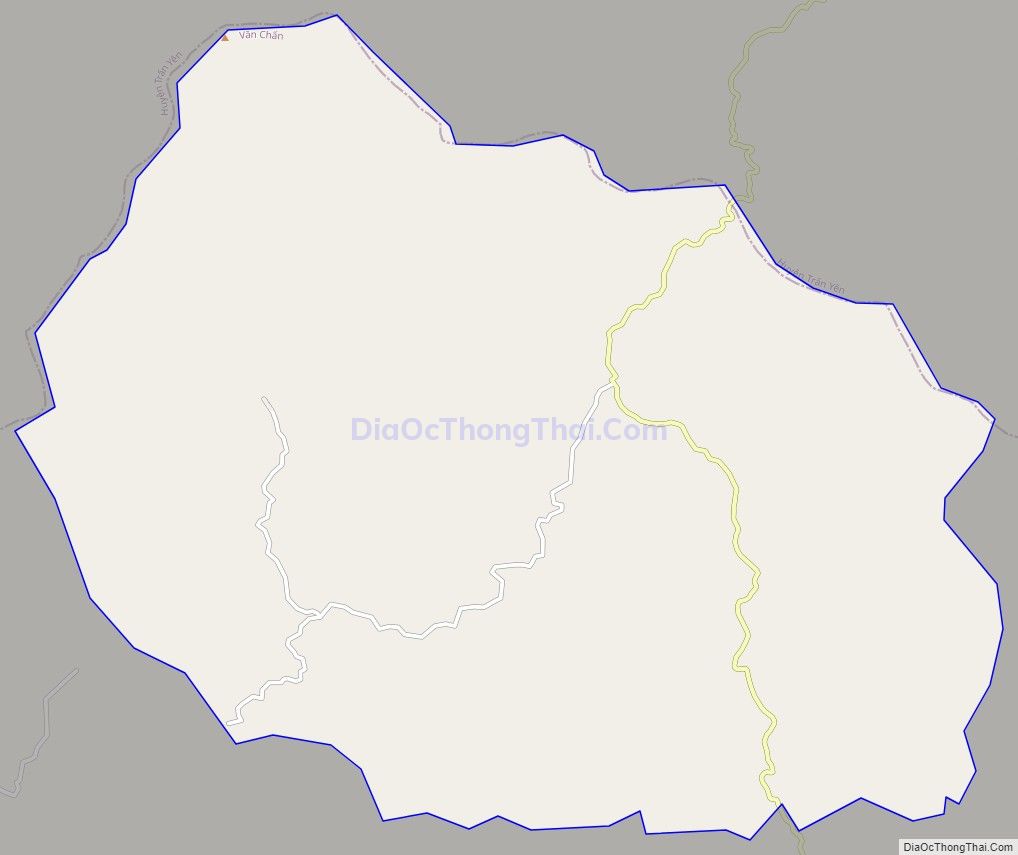 Bản đồ giao thông xã Đại Lịch, huyện Văn Chấn