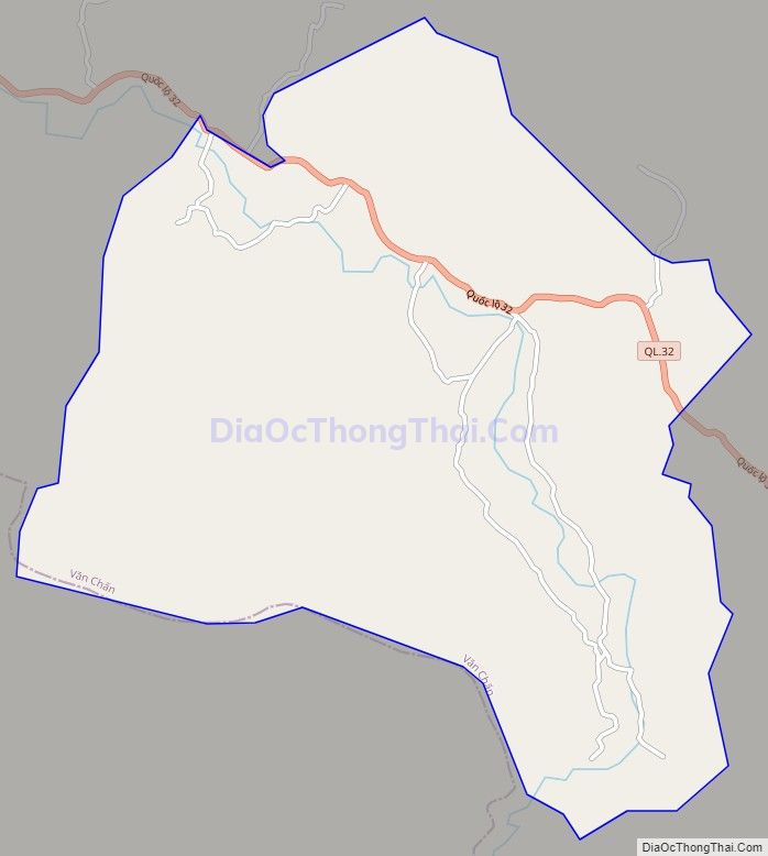 Bản đồ giao thông xã Đồng Khê, huyện Văn Chấn