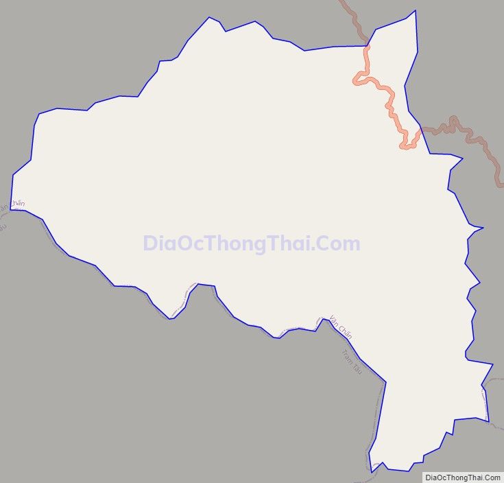 Bản đồ giao thông xã Nậm Lành, huyện Văn Chấn