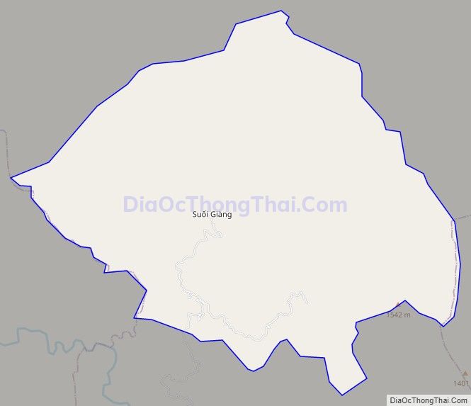 Bản đồ giao thông xã Suối Giàng, huyện Văn Chấn
