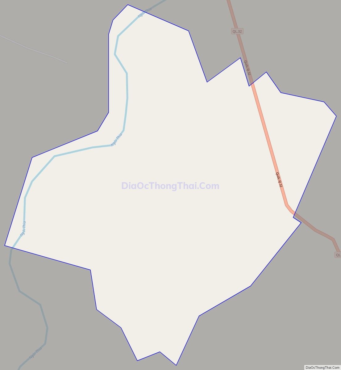 Bản đồ giao thông xã Thanh Lương, thị xã Nghĩa Lộ