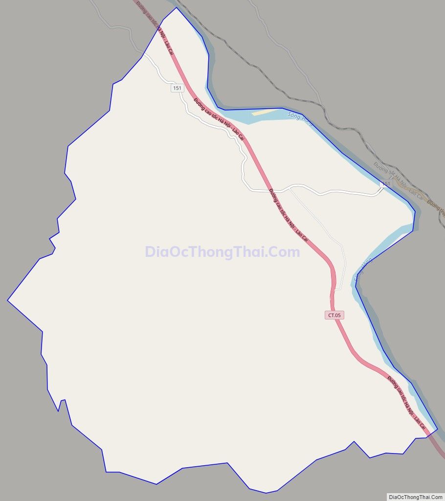 Bản đồ giao thông xã Đông An, huyện Văn Yên