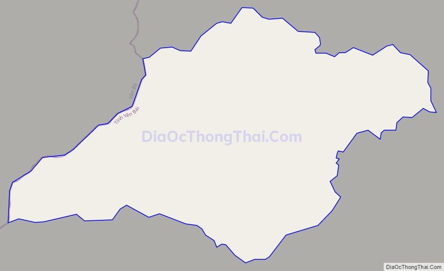 Bản đồ giao thông xã Phong Dụ Hạ, huyện Văn Yên