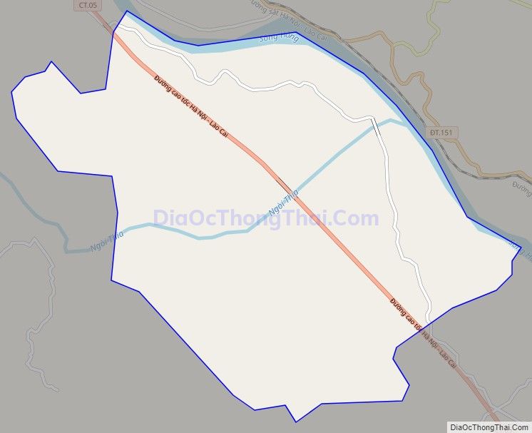 Bản đồ giao thông xã Yên Hợp, huyện Văn Yên