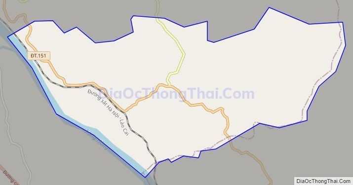 Bản đồ giao thông xã Yên Hưng (cũ), huyện Văn Yên
