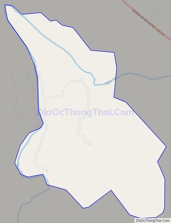 Bản đồ giao thông xã Yên Phú, huyện Văn Yên
