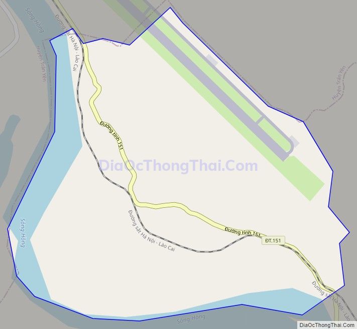 Bản đồ giao thông xã Tuy Lộc, thành phố Yên Bái
