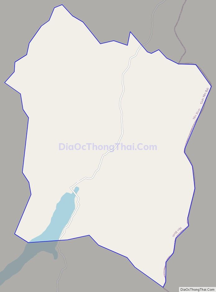 Bản đồ giao thông xã Cảm Nhân, huyện Yên Bình