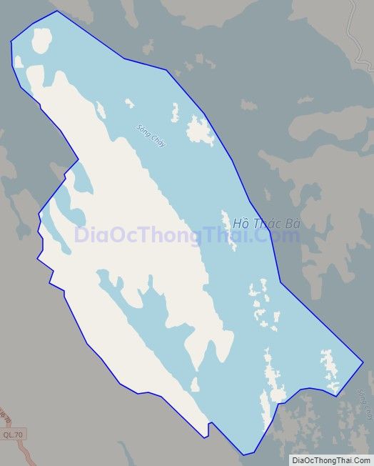 Bản đồ giao thông xã Mông Sơn, huyện Yên Bình
