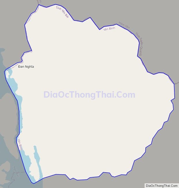Bản đồ giao thông xã Xuân Long, huyện Yên Bình