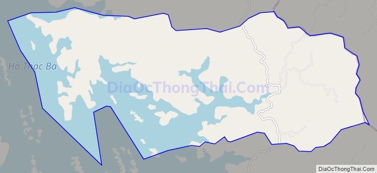 Bản đồ giao thông xã Yên Thành, huyện Yên Bình