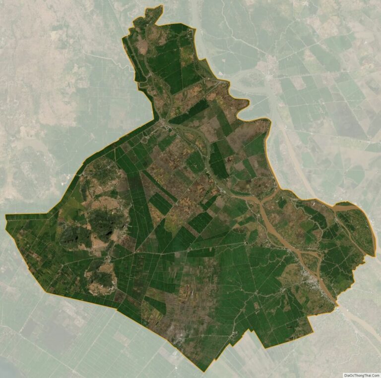 An Giang province satellite map