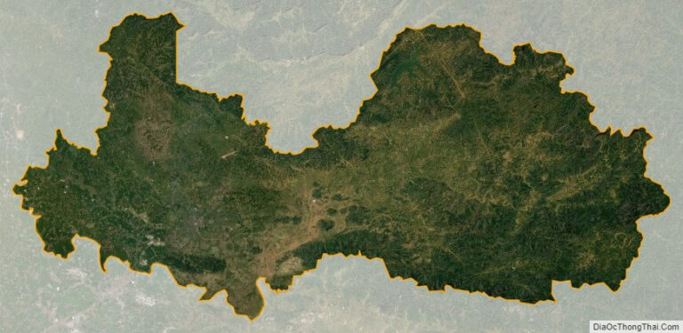Bản đồ vệ tinh Bắc Giang