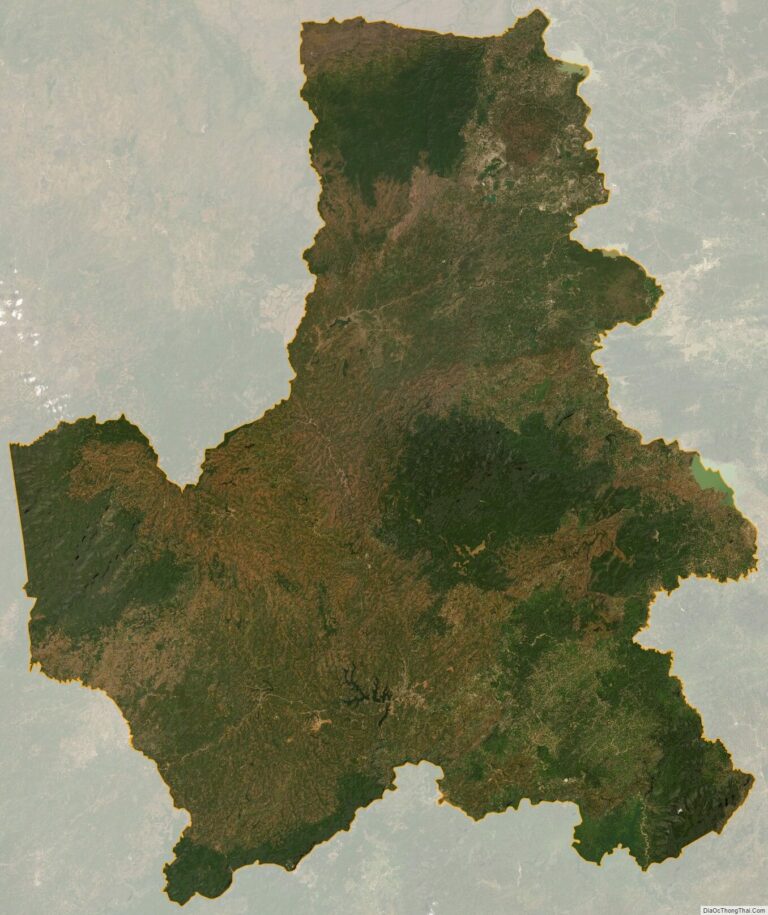 Dak Nong province satellite map