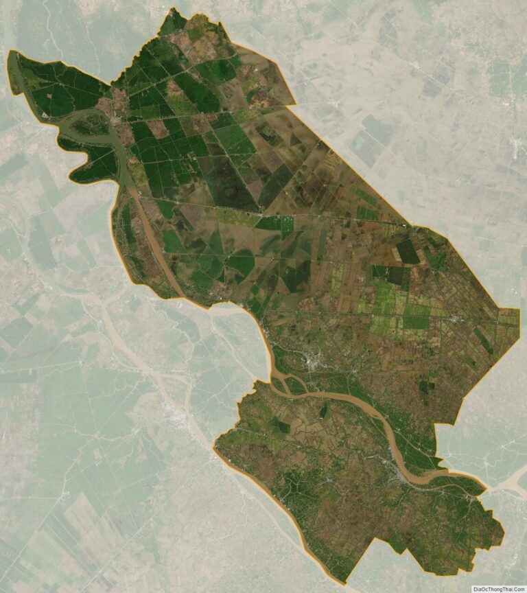 Bản đồ vệ tinh Đồng Tháp