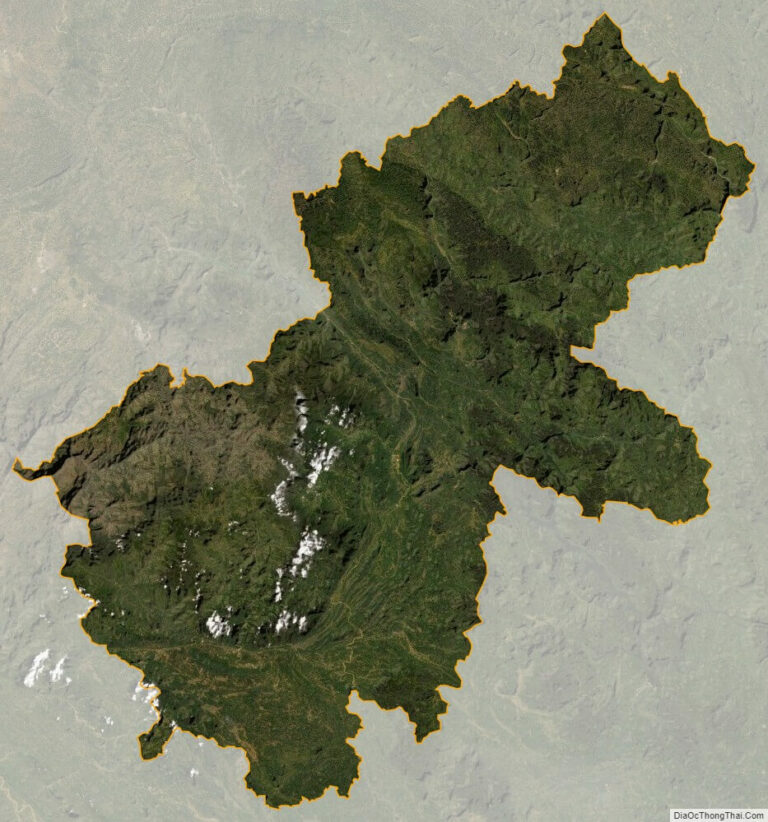 Ha Giang province satellite map