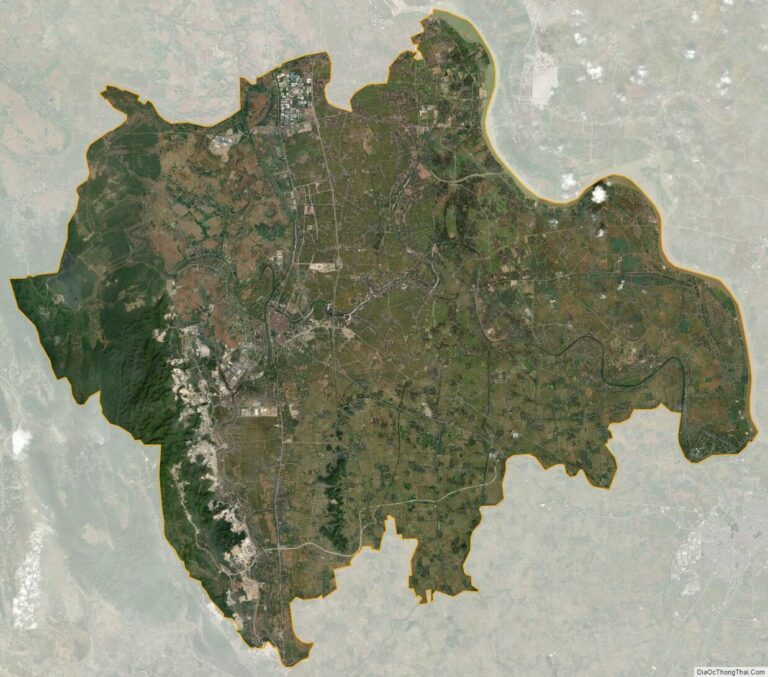 Ha Nam province satellite map