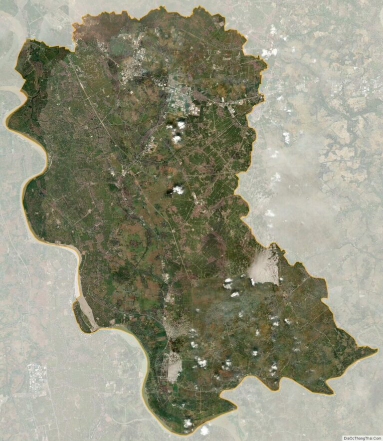 Hung Yen province satellite map