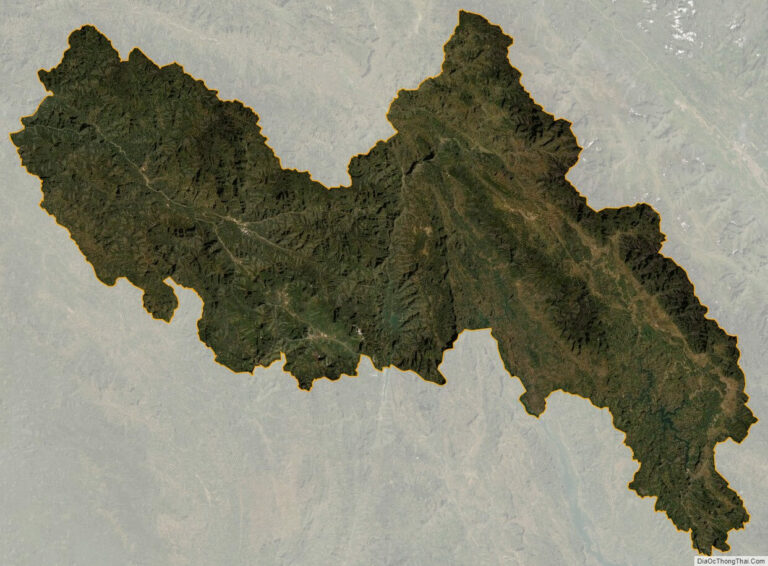 Bản đồ vệ tinh Lai Châu
