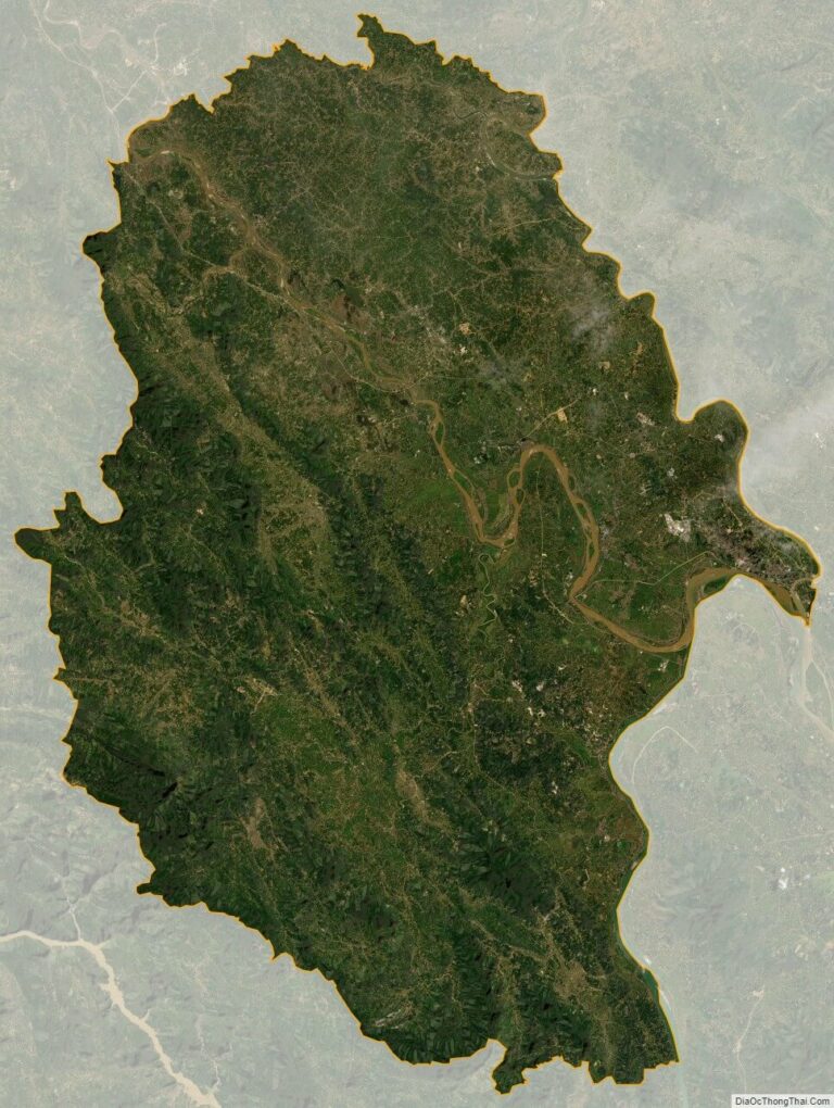 Phu Tho province satellite map