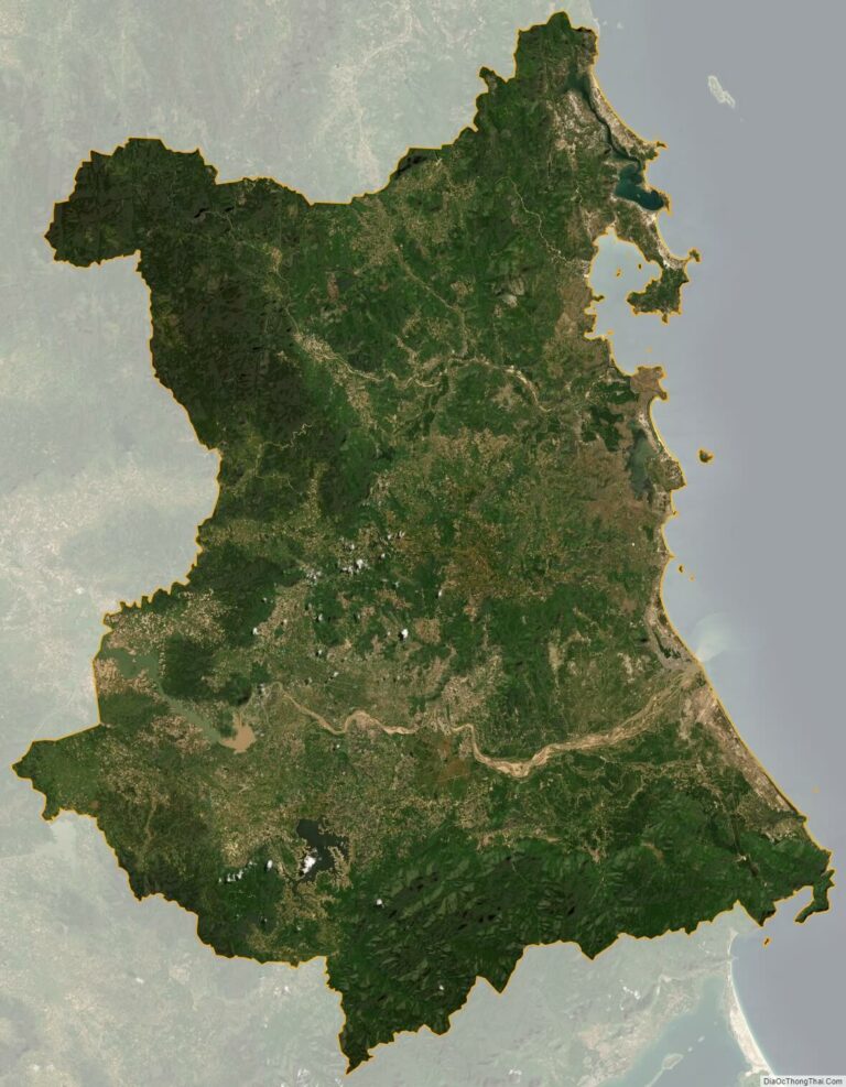 Bản đồ vệ tinh Phú Yên