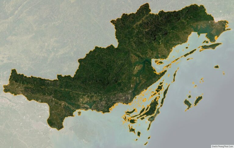 Bản đồ vệ tinh Quảng Ninh