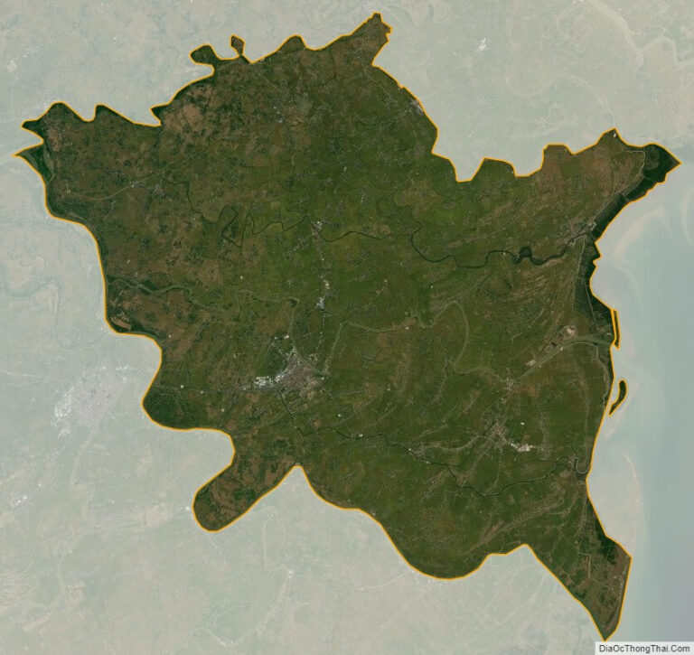 Bản đồ vệ tinh Thái Bình