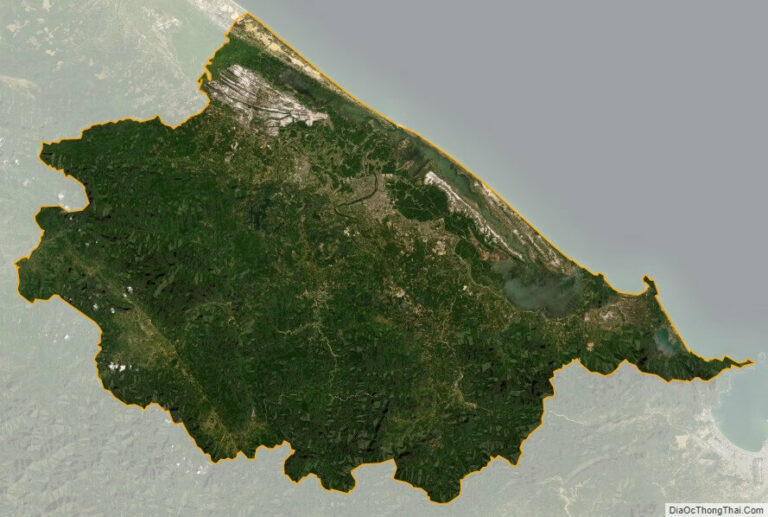 Thua Thien - Hue province satellite map