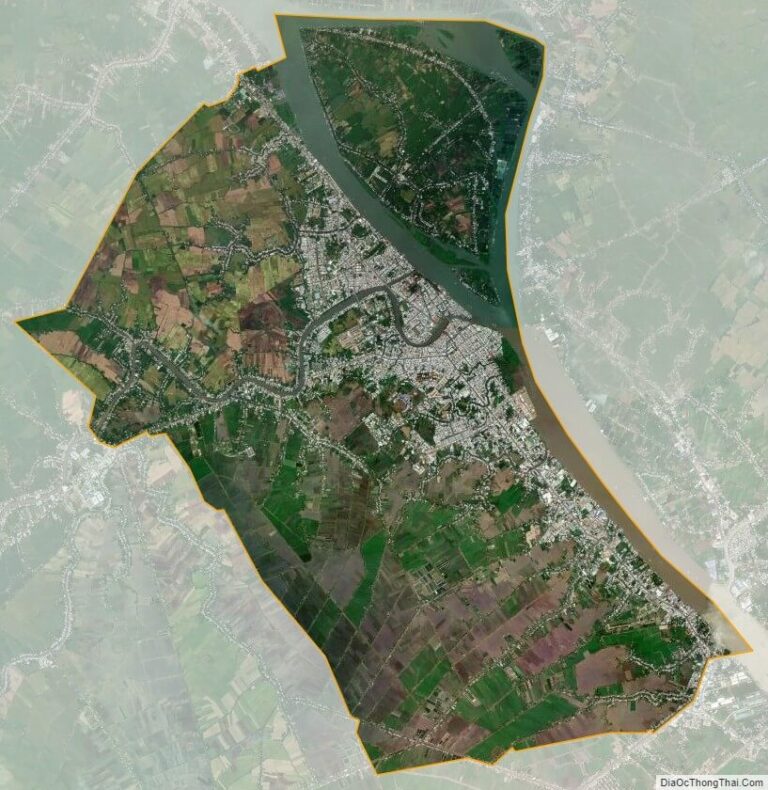 Long Xuyen satellite map