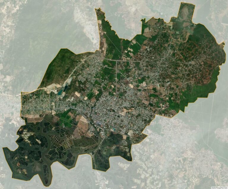 Ba Ria satellite map