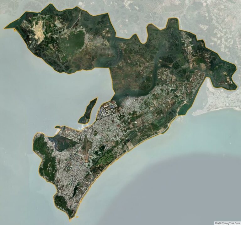 Bản đồ vệ tinh thành phố Vũng Tàu
