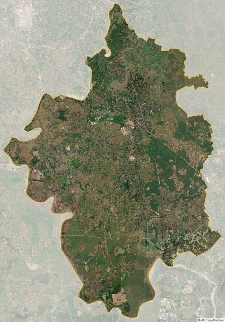 Hiep Hoa satellite map