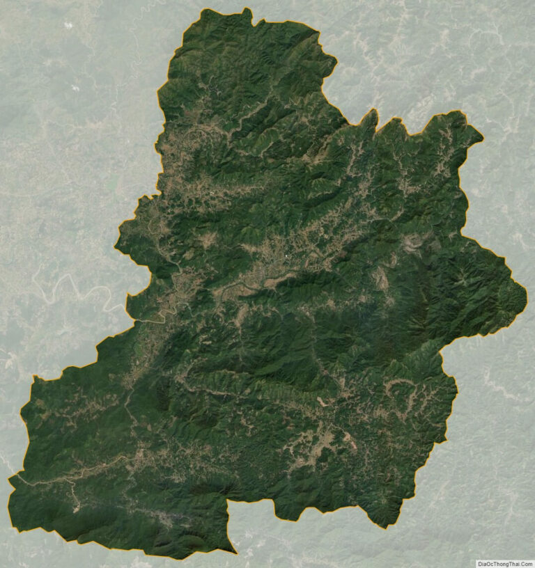 Bản đồ vệ tinh huyện Sơn Động