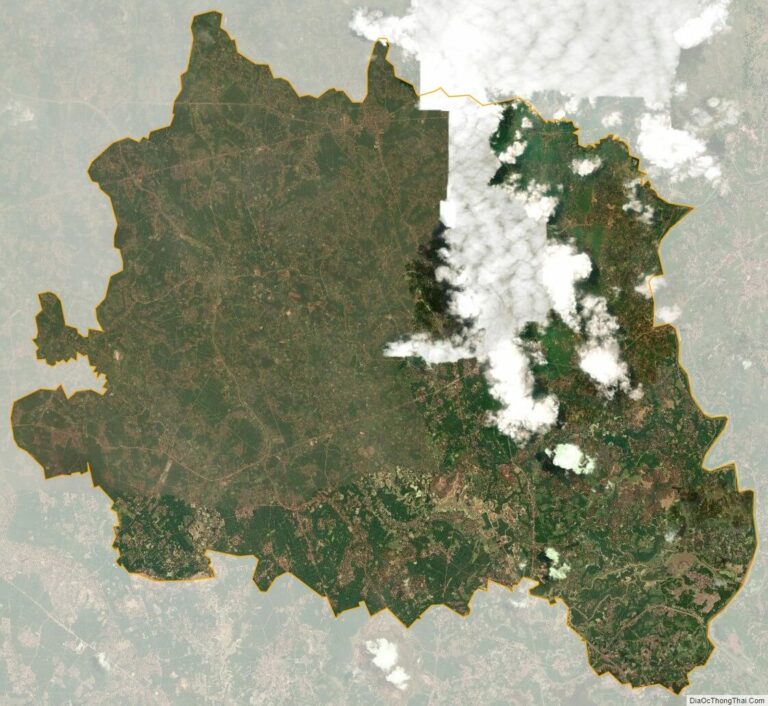 Bản đồ vệ tinh huyện Tân Yên