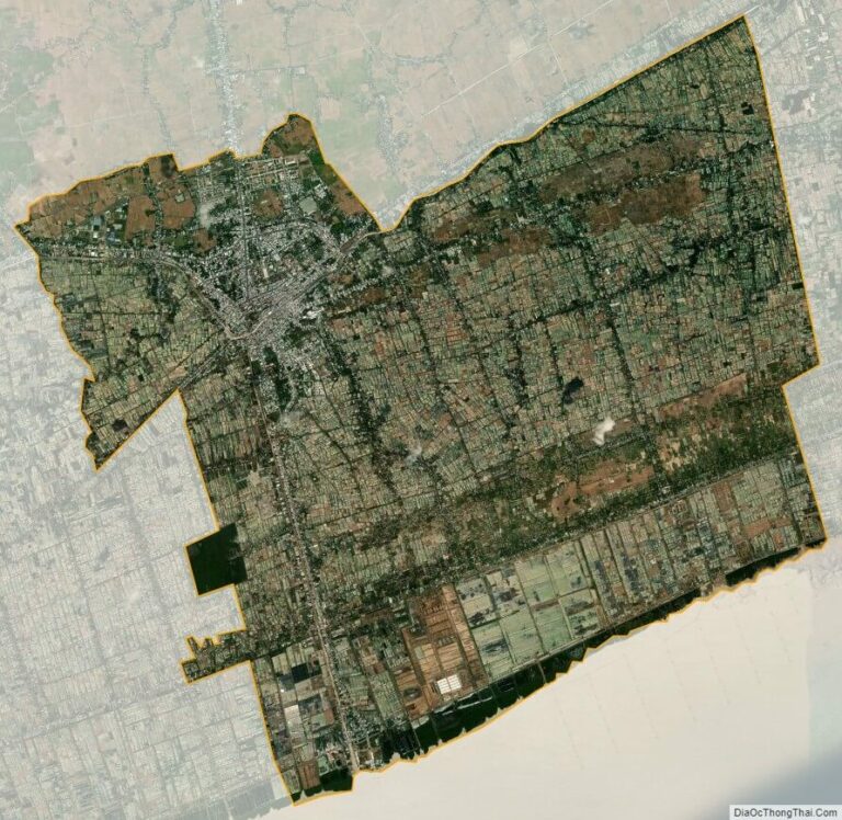 Bản đồ vệ tinh thành phố Bạc Liêu