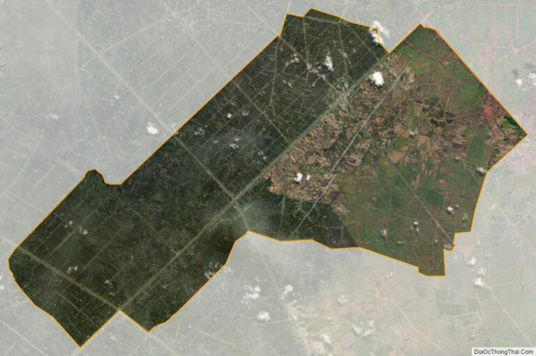 Bản đồ vệ tinh huyện Phước Long